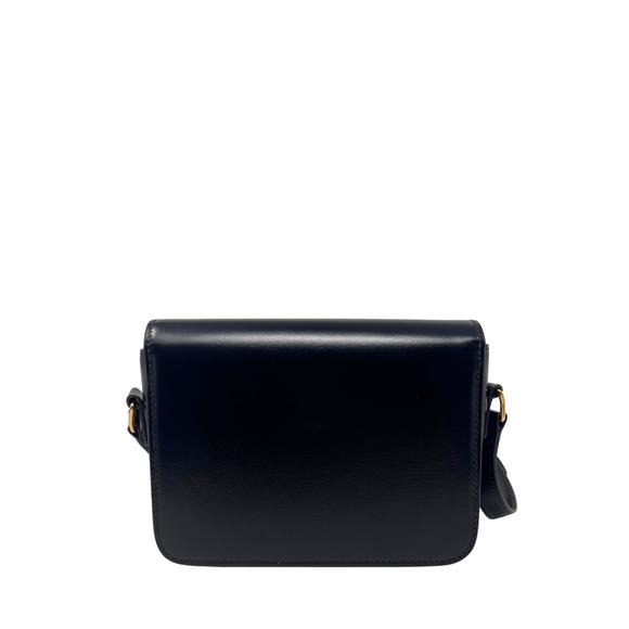 CELINE pre-loved teen triomphe bag in black - Picture 6 of 12